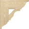 Ekena Millwork Balboa Traditional Rough Sawn Bracket, Douglas Fir, 6"W x 20"D x 20"H BKT06X20X20BOA01RDF - alternate 3